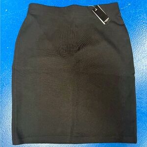 Black pencil skirt